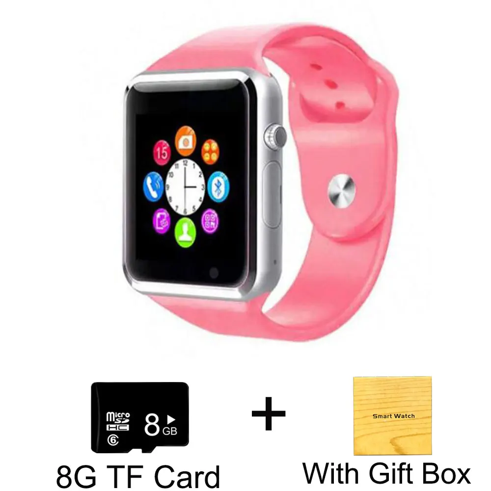 Pink with 8G Card K' 3C умные часы для детей детские часы телефон Поддержка 2G sim-карты Dail вызов сенсорный экран умные часы Детские умные часы - Цвет: Pink with 8G Card