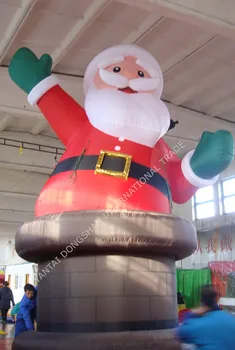 

Fast delivery Christmas decoration Inflatable Christmas Sauta Claus on the package for Christmas event party good quality