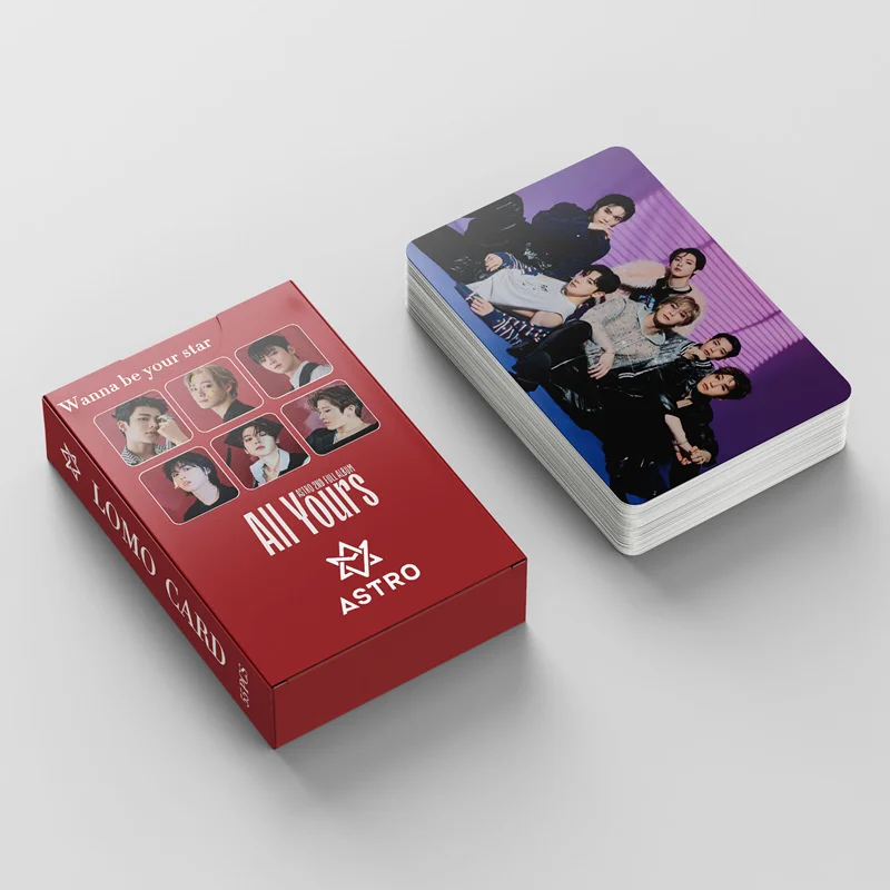 Kpop Astro Lomo Maps новый альбом Hd Высокое качество K-Pop Фотокарта фотоальбом карты 54