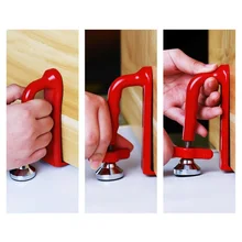 1pc Portable Door Lock Bracket Brace Door Blocking Holder Gate Jammer For Hotel Home Room Anti Theft Security Privacy Protector