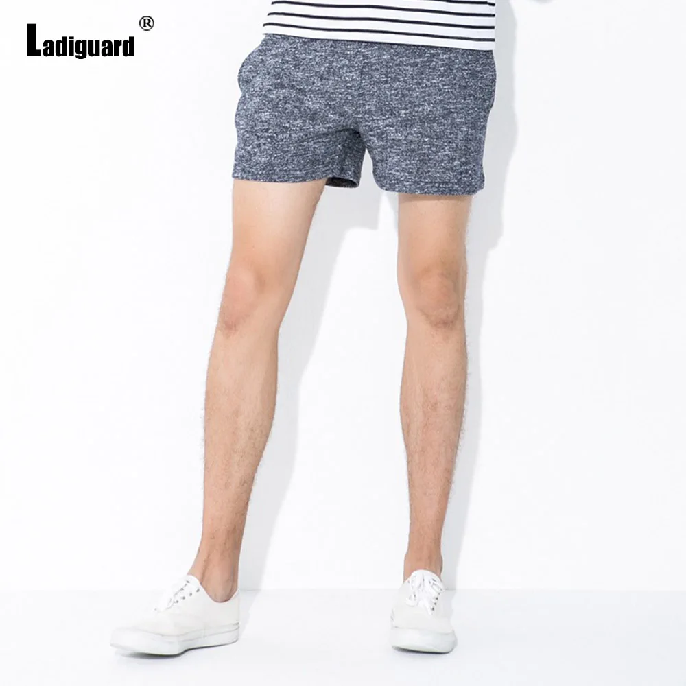 black casual shorts Ladiguard Plus Size 4xl Men Fashion Leisure Shorts 2021 New Sexy Lace-up Camouflage Shorts Male Casual Skinny Beach Short Pants black casual shorts