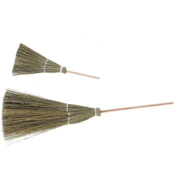 

1:12 Dollhouse Miniature Fairy Garden Broom Cleaning Tools S/L Size
