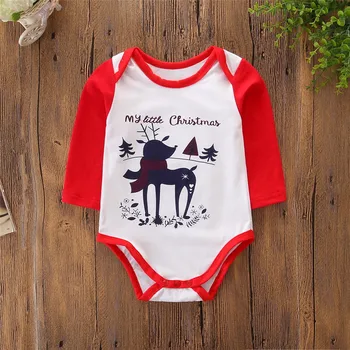 

Baby Girls Boys Clothes Jumpsuit Autumn 2020 Children Christmas Long-sleeved Robe Thin Section Short Climbing Casual Clothes