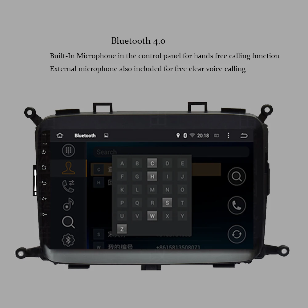 Cheap 9 Inch Full touch Screen Android 9.0 Octa Core Car GPS Navigation For KIA CARENS 2013-2019 Multimedia Player Head Unit Radio BT 4