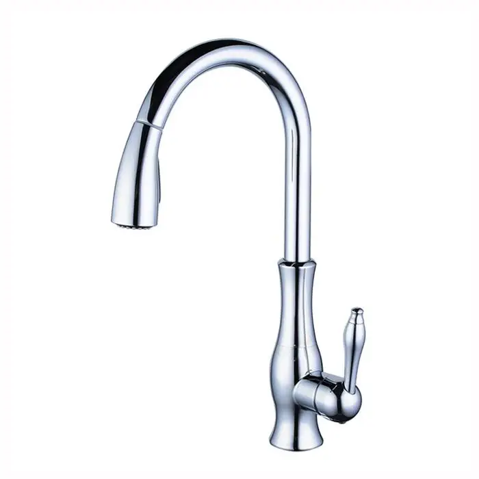 GOLD PULL OUT KITCHEN FAUCET (12)