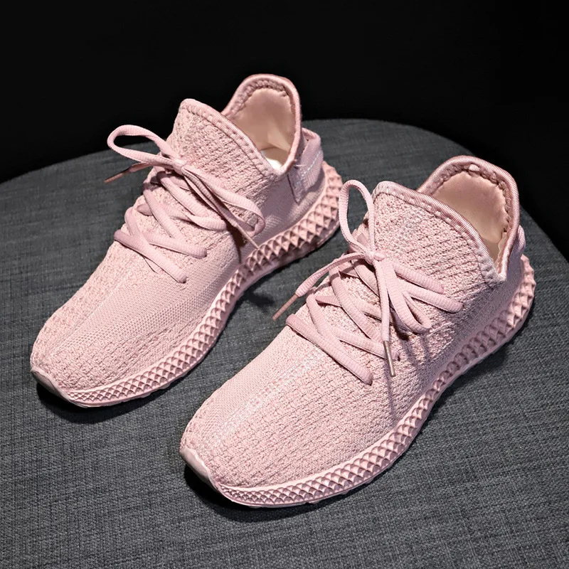 women's fashion breathable mesh platform sneakers