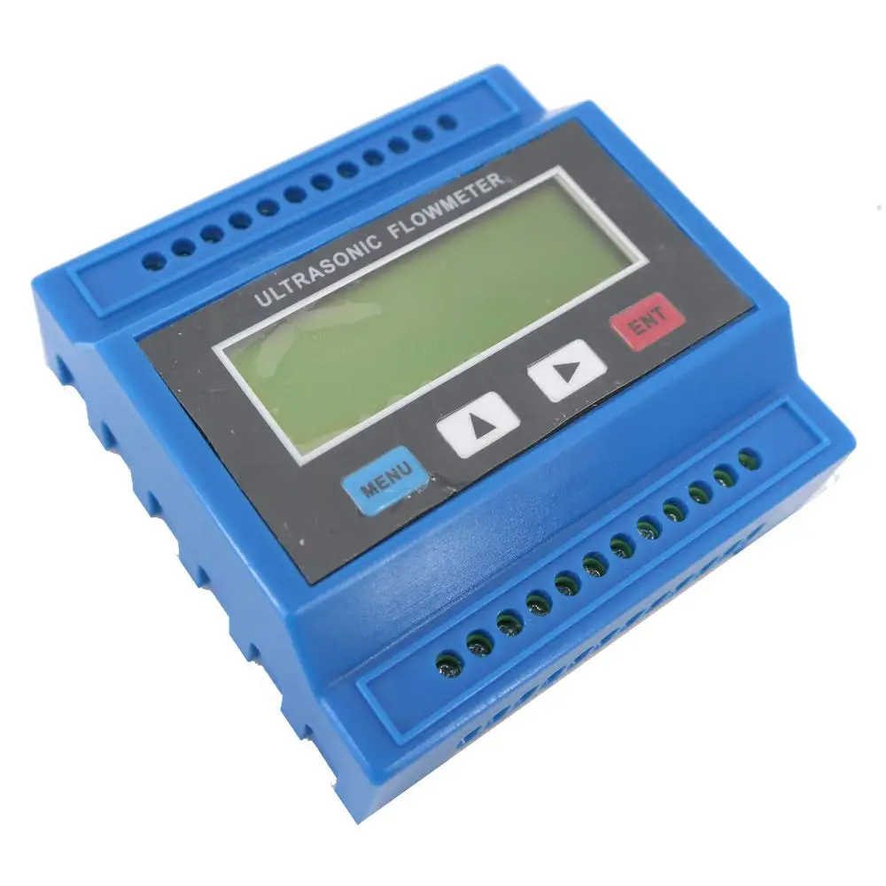 

TUF-2000M-TS-2 Ultrasonic Water liquid Flow Meter Flowmeter Kit for Pipe Size DN15-100mm with Clamp-on Small