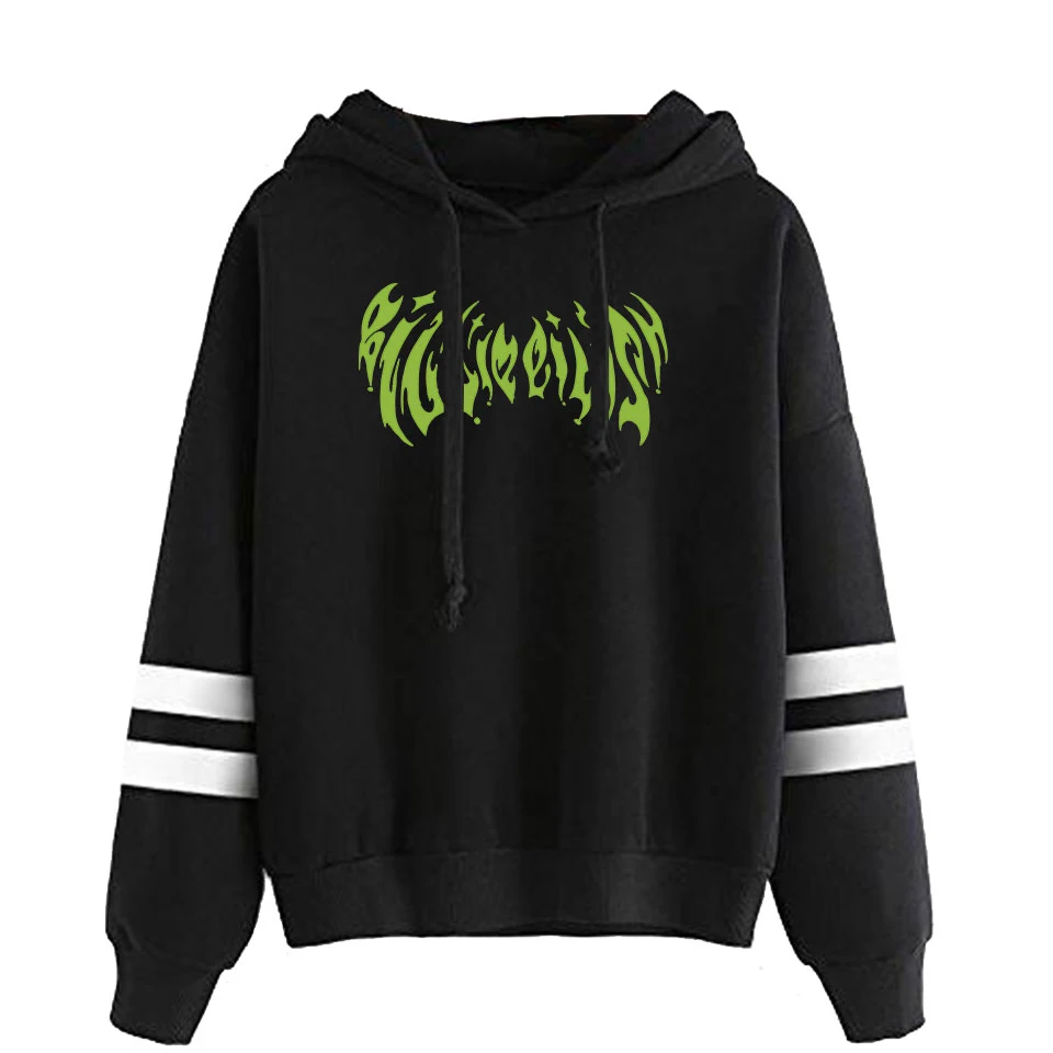 Новинка, модные толстовки с принтом Billie Eilish, женские/мужские толстовки с капюшоном и длинным рукавом,, модная одежда в уличном стиле