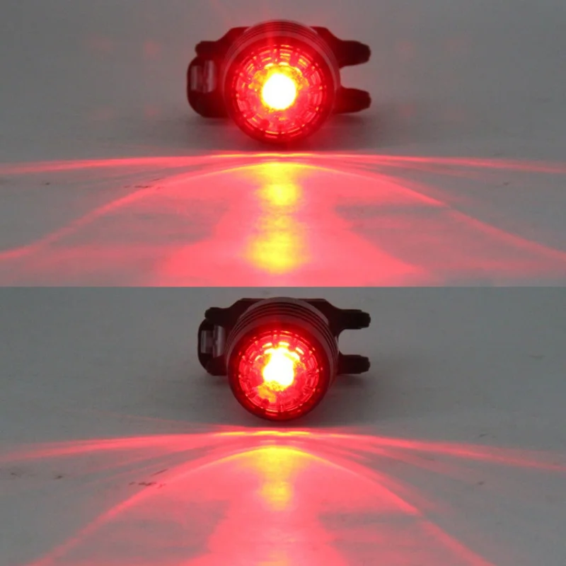 

1 Set Newest USB Rechargeable 3-Mode Aluminum Alloy Bicycle Headlight Waterproof Bike Tail Rear Warning Red Light Lamp