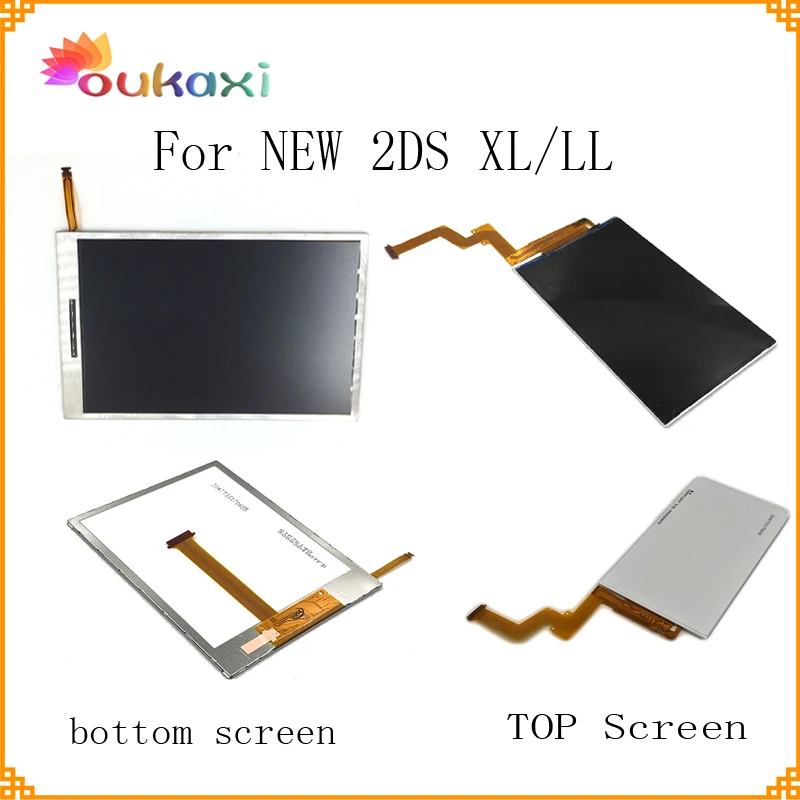 Original Superior e Inferior da Tela Lcd para Nintend Novo 2ds xl ll Substituição com Novo 2ds xl Substituição Display