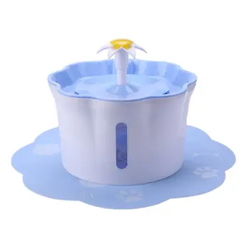 

2.6L pet automatic water dispenser Dog Cat Pet Mute Drinker Feeder Bowl Pet Drinking Fountain dispenser blue