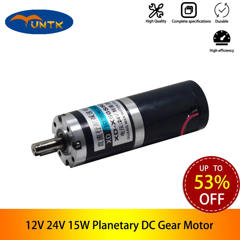 15W 12V/24V High Quality Hot Sale Small Micro DC Speed Regulation Forward and Reverse Low Planetary Gear Electric Motor | Обустройство