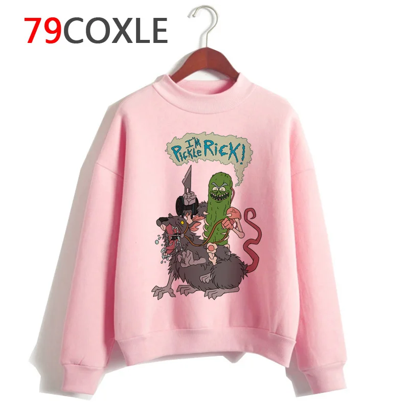 Rick and morty толстовка женская одежда веселое Harajuku pickle толстовки с капюшоном с изображением Рика негабаритных уличная Женская Повседневная модная с капюшоном