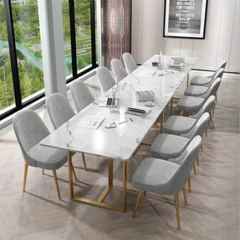 

Marble dining set metal tripod dining table design Nordic style Firm dining table Modern Dining Tables Table Dining Table Set