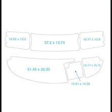 2003 Chaparral SS 210 плавающий шаг и транцевая площадка лодка EVA Тиковый настил 1/" 6 мм