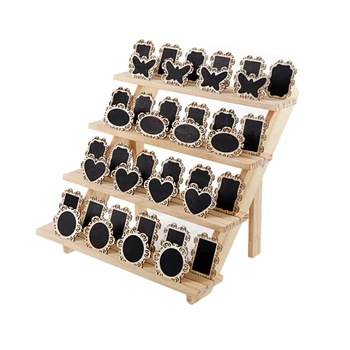 

Jewelry Display Tray Pendant Earrings Rings Display Blocks Solid Wood Jewelry Display Holder