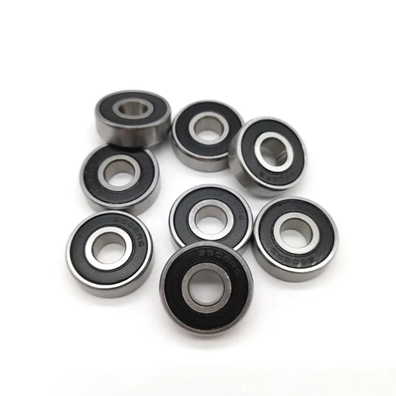 10/50pcs ABEC-5 S608-2RS stainless steel 440C deep groove ball bearing S608 RS 608 8x22x7mm motor roller skate bearings