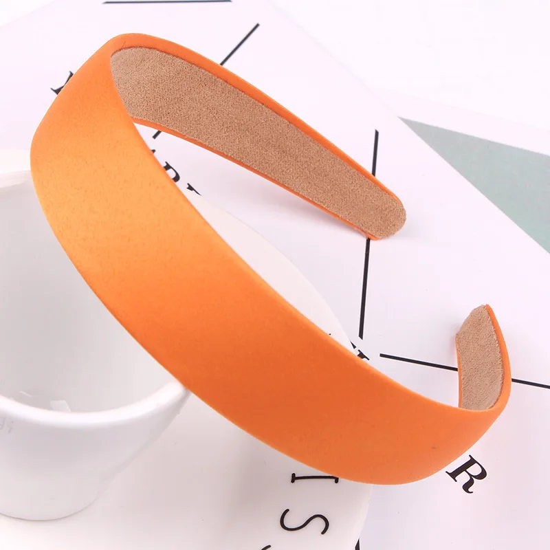 Japanese Korean Sweet Elegant Retro Simple Large Rims Hair Simplicity Solid Color Hair Bands Hair Accessories Headdress Headband