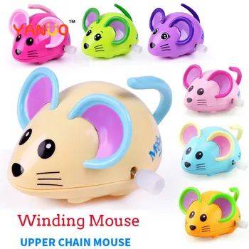 

Children's Toys New Clockwork Mouse Night Market Creative Novelty Gift Kid Gift Toy Hand toy cart
