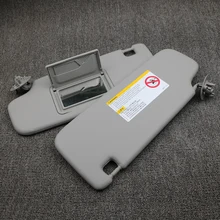 Левый Правый Серый передний солнцезащитный козырек с зеркалом для макияжа для Chevy Aveo 2012 2013 2014 2015 2016 95327509 95327507 Левый Правый Серый передний солнцезащитный козырек с зеркалом для макияжа для Chevy Aveo 2012 2013 2014 2015 2016 95327509 95327507