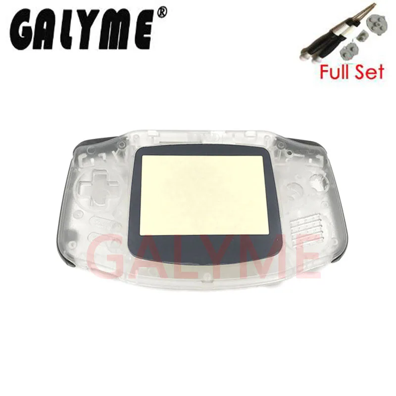 Transpent Цвет DIY кнопки полный набор Корпус Чехол ж/отвертка резиновая прокладка для