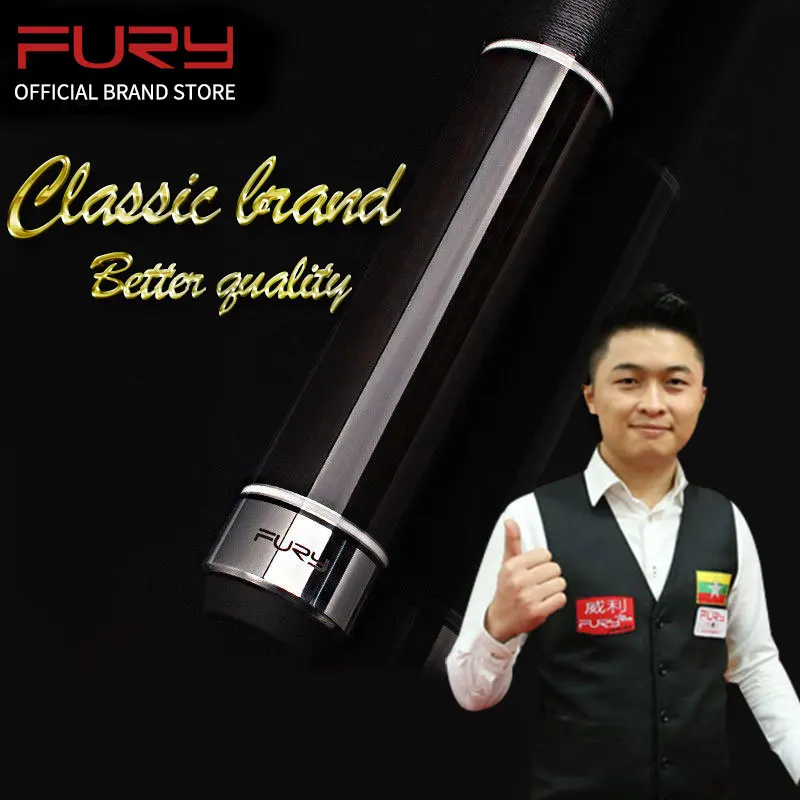 Fury NA Series Billiard Stick Kit Pool Cue Canadian Maple Shaft Quick Joint Purest Black Fashion Butt Excellent Shot Experience original fury speed loc system joint billiards quick connection joint