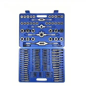 

Tap & Die Toolkit M3-M12 M6-M20 Screw Thread Metric Wrench,Taper Taps, Plug Taps, T-Type Tap with Wrench Handle 110PCS/Set