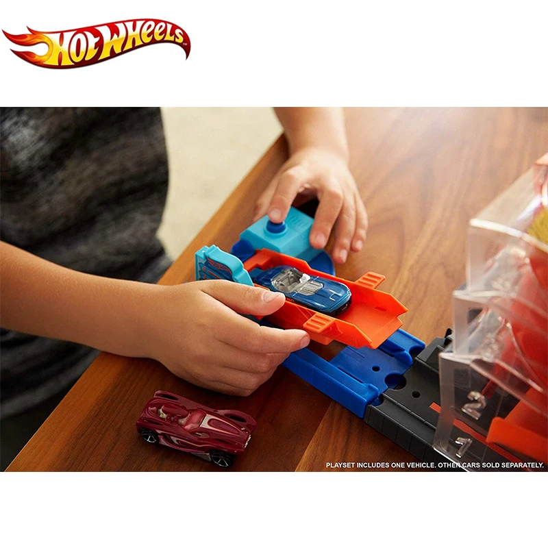Hot Wheels машинка аксессуар для трека супер спин дилерская забавная часть длинного трека мини литья под давлением автомобиль GBF95 трек для детей игрушки подарок