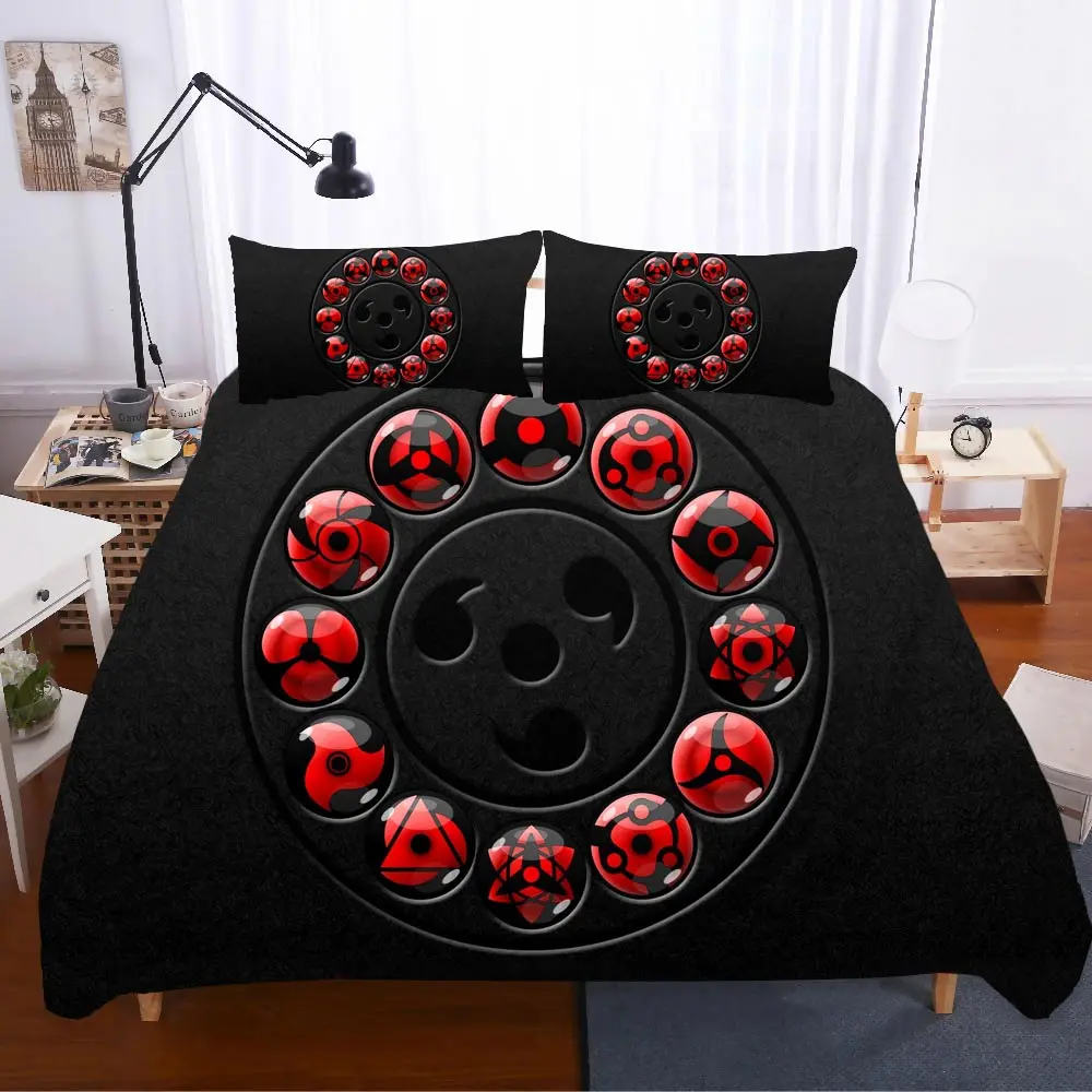 Home Textiles Bed Linen NARUTO Ropa De Cama Luxury Twin Size Sabanas King Size Bedding Set Kids Bedding Girls Bed Linen Poplin