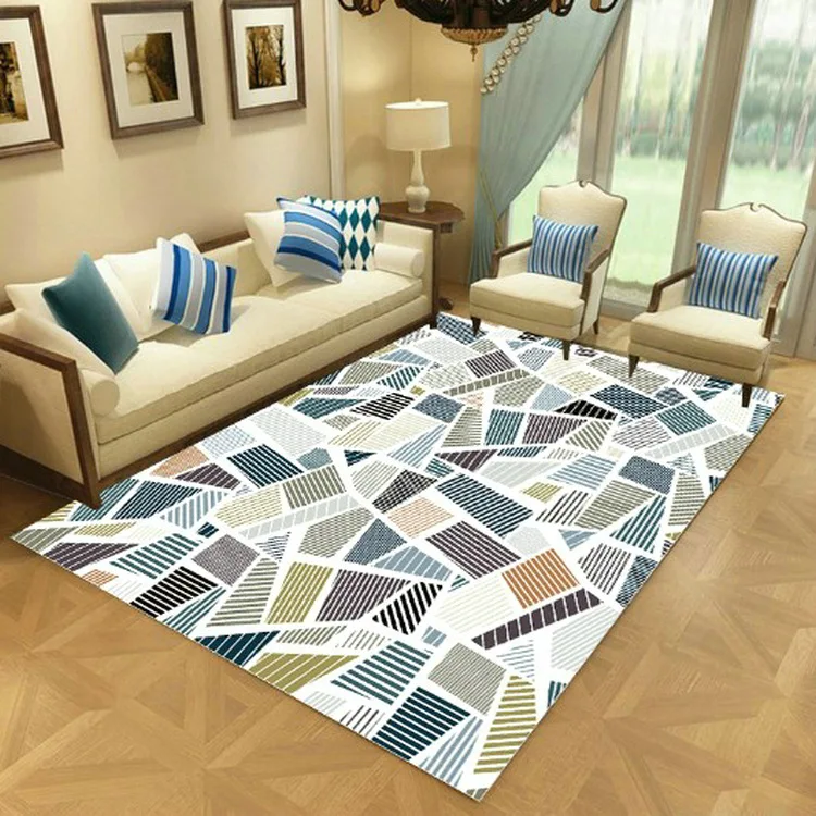 

Color Geometry Fashion Soft Flannel 3D Printed Rugs Mat Rugs Anti-slip Large Rug Carpet Home Decoration Drop Shipping 02