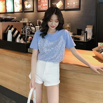 

Tops Harajuku Graphic Casual Gray O-Neck Plants are friends Drop ship wholesale