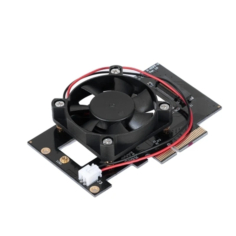 M.2 NVME NGFF-PCI-E X4 карта расширения адаптер конвертер карта с вентилятором для настольного ПК