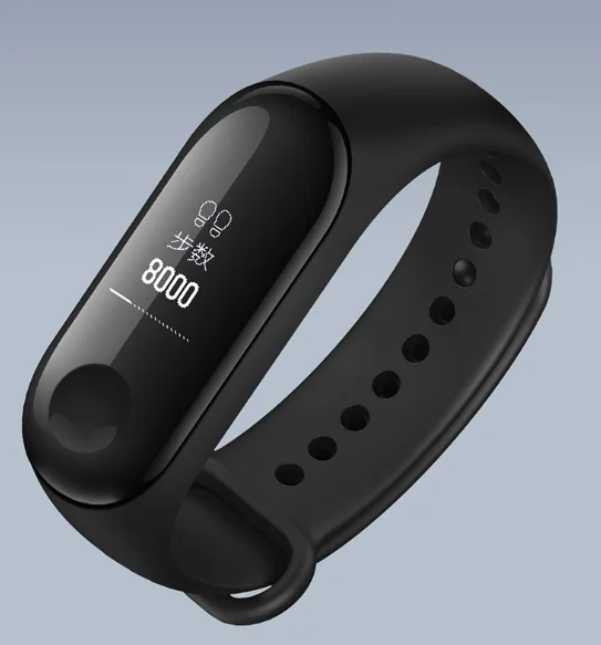 Black Xiaomi Mi Band 3 Спортивные умные часы зарядное устройство Браслет Водонепроницаемый Фирменный Шагомер пульсометр для смартфона Bnad 3 - Цвет: Black