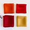 100% Pure Silk Scarf Women Neck Hair Band Foulard Square Small Headband Fashion Solid Color Neckerchief Scarves Bandana 3