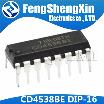 

10pcs/lot CD4538 CD4538BE HEF4538BP DIP-16 Logic IC