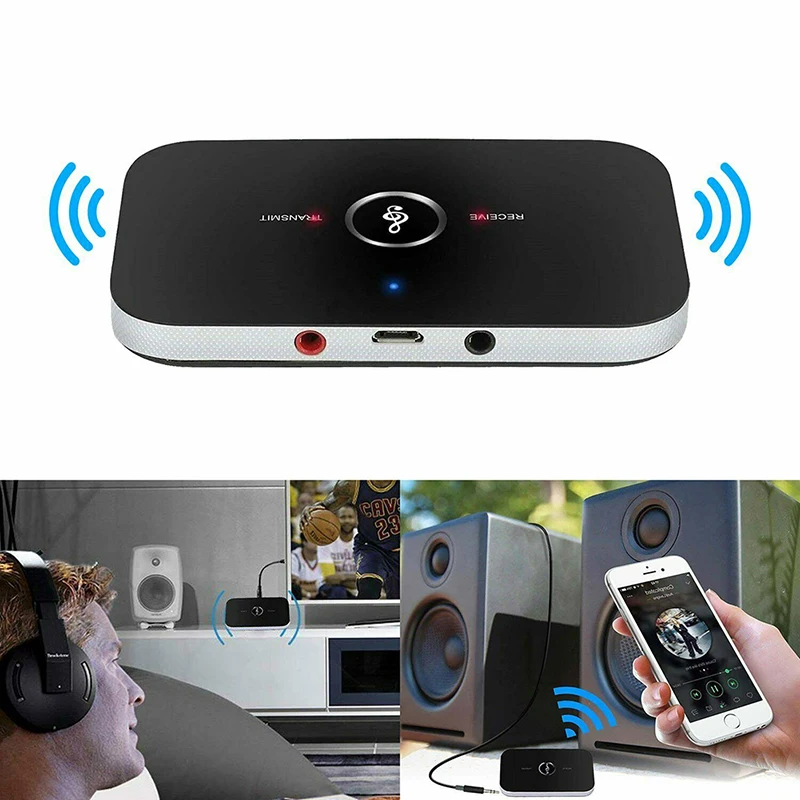 Bluetooth приемник и передатчик беспроводной RCA до 3,5 мм вспомогательный аудио адаптер