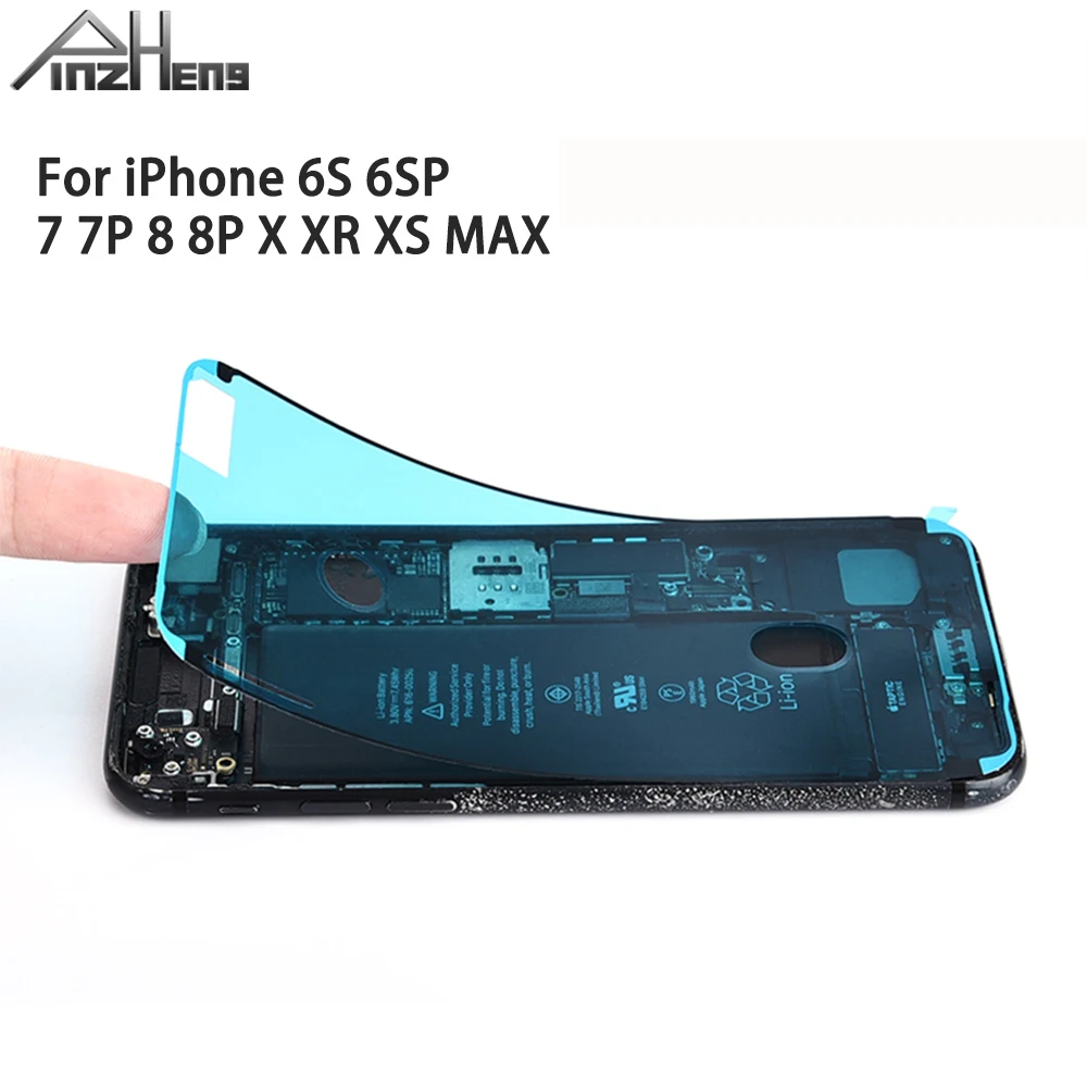 

PINGZHENG 1Pcs Waterproof Sticker For iPhone 7 6s 8 Plus X XS MAX XR Sticker LCD Screen Tape Adhesive Glue Tape 3M Repair Set