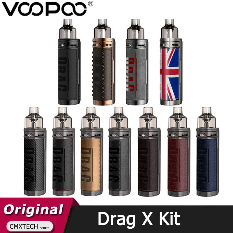 Оригинальный комплект электронной сигареты VOOPOO Drag X 80 Вт с картриджем 4 5 мл |