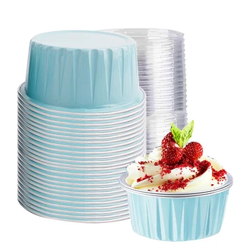 

50Pcs Muffin Cupcake Paper Mold Oilproof Cake Decorating Muffin Cupcake Paper Cup Wedding Caissette Cupcake Liner Baking Cup