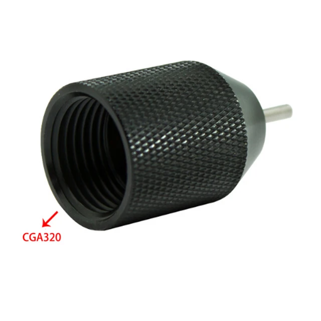 Refill Charger Adapter Portable 12g 16g 88g for Paintball Co2 Cartridge Charging Adaptor for Pistol Pneumatic Female Connector Cga 320