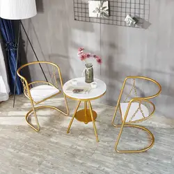 Скандинавское обеденное кресло железное современное домашнее модное кресло-качалка для дома, кухни, гостиной, американского балкона