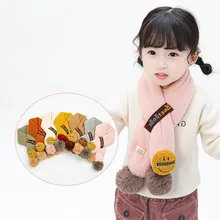 Детские шарфы принцессы для девочек; сезон осень-зима; милый теплый детский шарф со смайликом и крестиком; толстый зимний шарф с героями мультфильмов для студентов