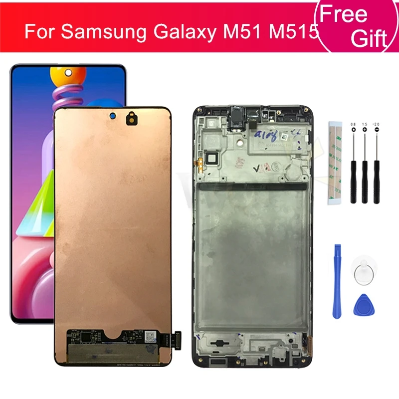 For Samsung Galaxy M515 Lcd Display Touch Screen Digitizer Assembly For  Samsung M51 M515f Sm-m515f/dsn Lcd Replacement Parts - Mobile Phone Lcd  Screens - AliExpress