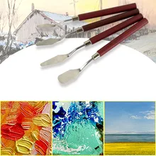 1 шт., профессиональный набор шпателей из нержавеющей стали, палитра ножей для рисования маслом, набор инструментов для рисования, гибкие лезвия, товары для рукоделия