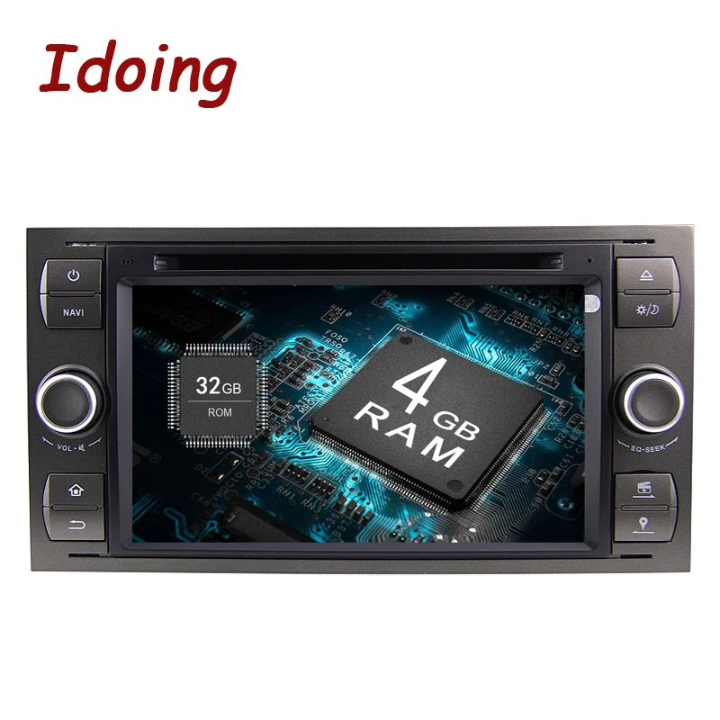 Idoing Android9.0/4 ГБ ОЗУ/32 Гб ПЗУ/8 ядер/2Din для Ford Focus2 Mondeo MAX автомобильный DVD