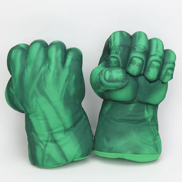 Marvel, Мстители, супергерой, Фигурка Человека-паука, халки, Железный человек, боксерские перчатки, подарок для мальчика, Халк, перчатки, рождественский подарок - Цвет: Hulk