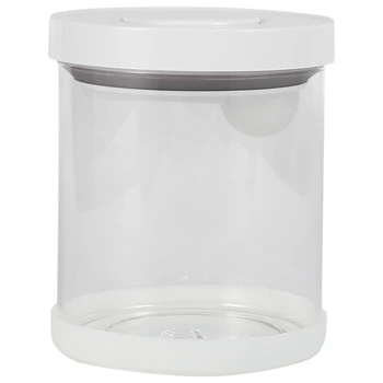 

Glass Sealed Jar Kitchen Storage Bottles with Cover Vacuum Caps Sugar Candy Tea Box Food Storage Glass Jar No Lead