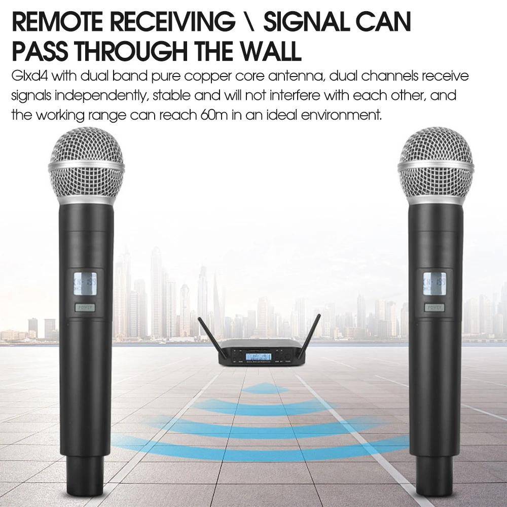 microfone handheld profissional para karaoke igreja mostrar