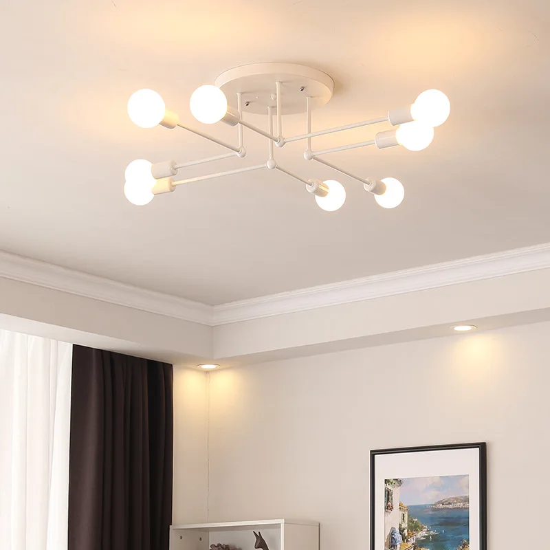 Modern Creative Indoor Pendant Lamp Black Golden  Modern Minimalist Personality Bedroom Living Room Dining Room Ceiling Lamp