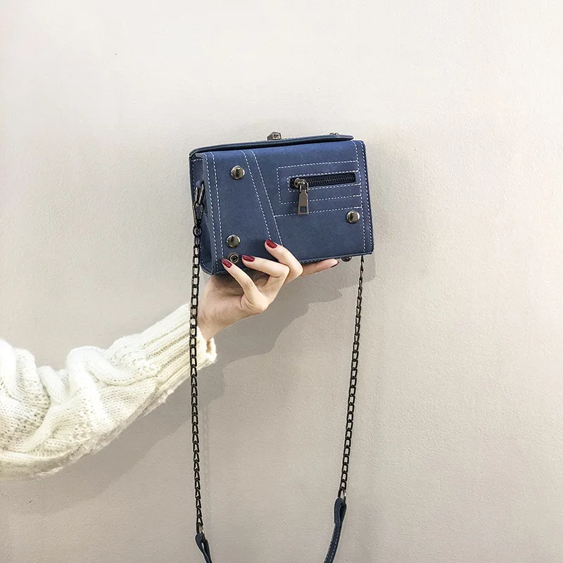 

2020 New Style Bag Women's chao wang Red Small Black Bag Students Versatile Shoulder Small Delicacy GIRL'S Dull Polish Bag with